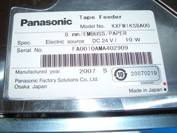 Le conducteur électrique de bande de KXFW1KSBA00 8mm gravent et empaquettent en refief sans capteur pour la machine de Panasonic KME Smt